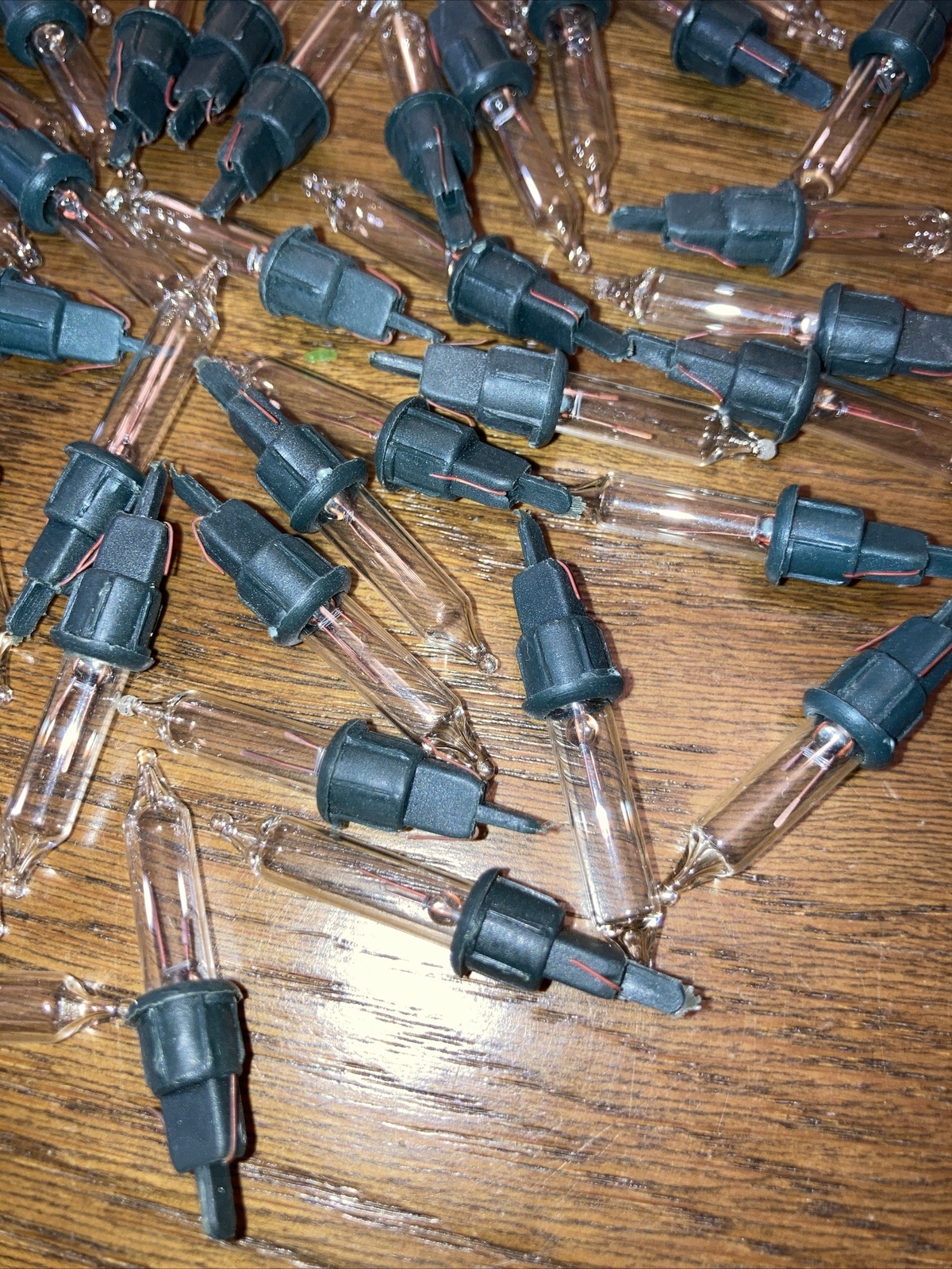 Replacement Push In Clear Christmas tree light bulbs. 105 in Total. Used. eBay