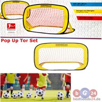 FußBalltor Pop-Up Tor Set 2X Derbystar Faltbar Schnell Aufbau Garten & Training