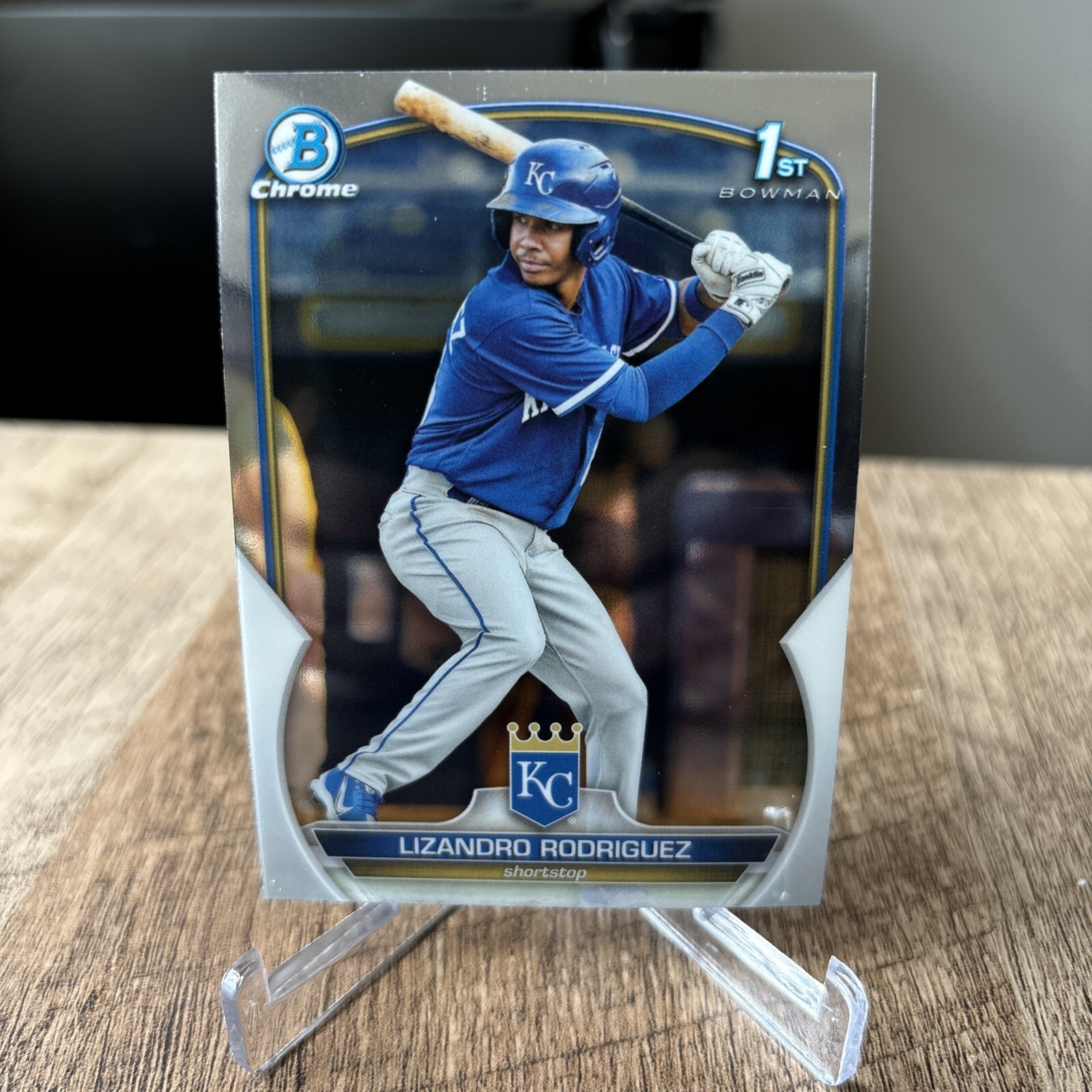 2023 Bowman Chrome Prospects #BCP-47 Lizandro Rodriguez Kansas City Royals