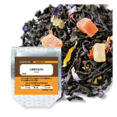 LUPICIA GRENADA Guava & Papaya Tropical fruits Flavor Tea Leaf 50g Japan