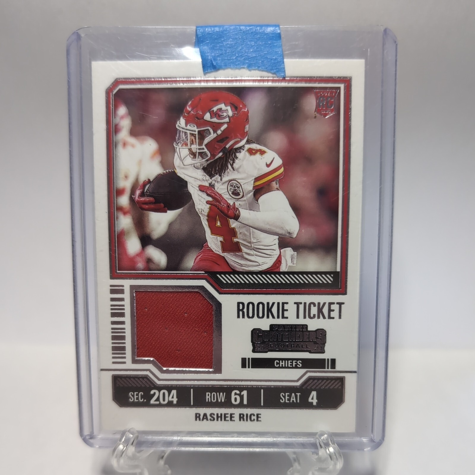 2023 Panini Contenders - Rookie Ticket Swatches #TS28 Rashee Rice (MEM, RC)