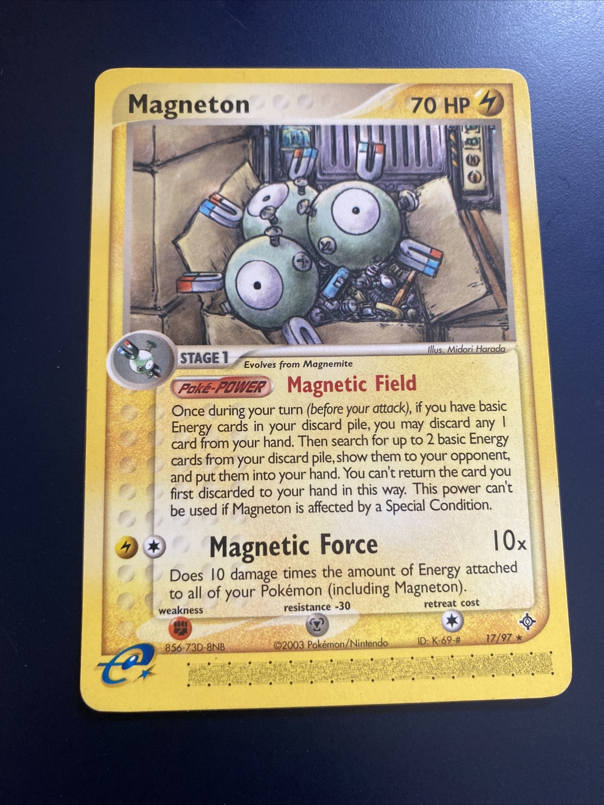 Magneton 17/97 - Rare EX Dragon Pokemon Card -  Mint