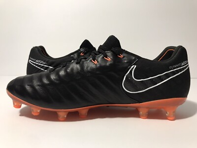 Nike Tiempo Legend 7 AG Pro Black/Total/Orange AH7423-081 Sz 6.5
