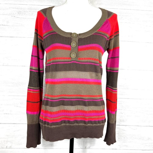 dkny striped sweater