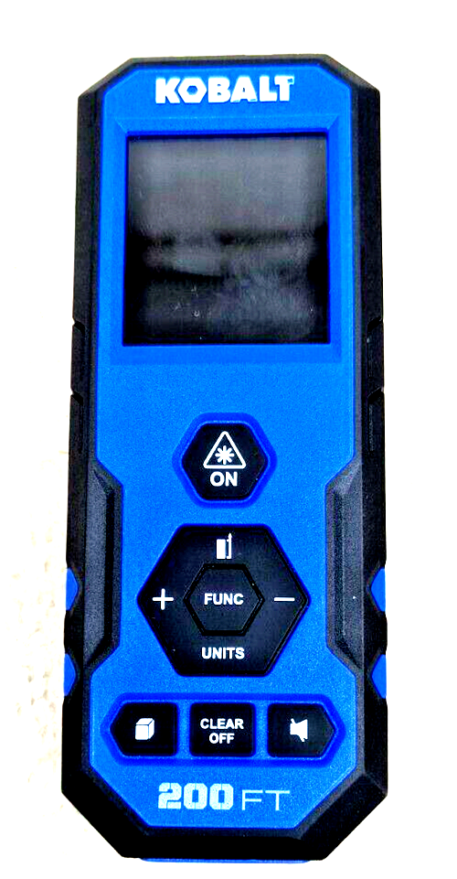 Kobalt 200 Ft Rechargeable Laser Distance Measurer 54348 eBay
