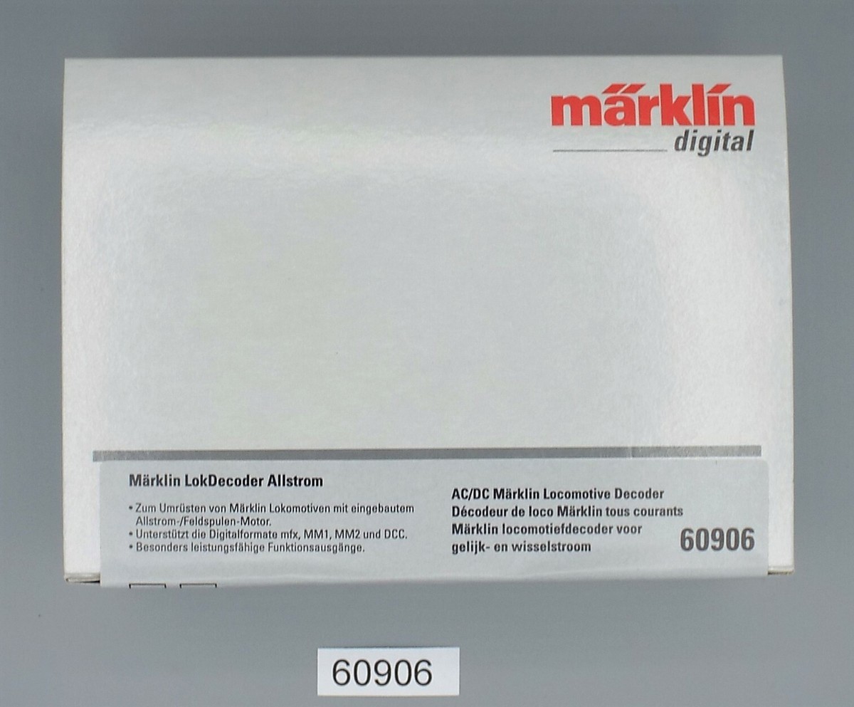 Märklin 60970 – Testeur De Décodeur DCC, MM – Pour Locomotives, Interface NEM, MTC, PluX