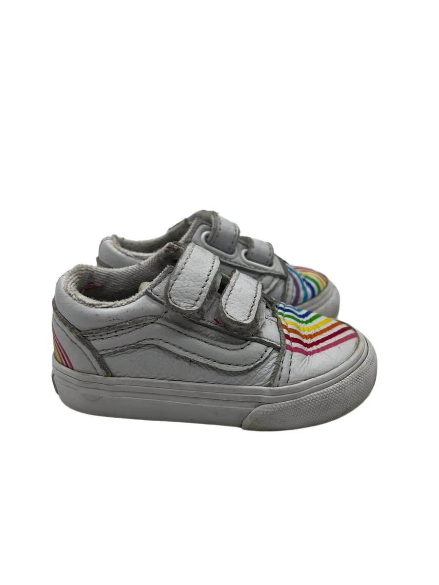Vans rainbow bottom shoes shop