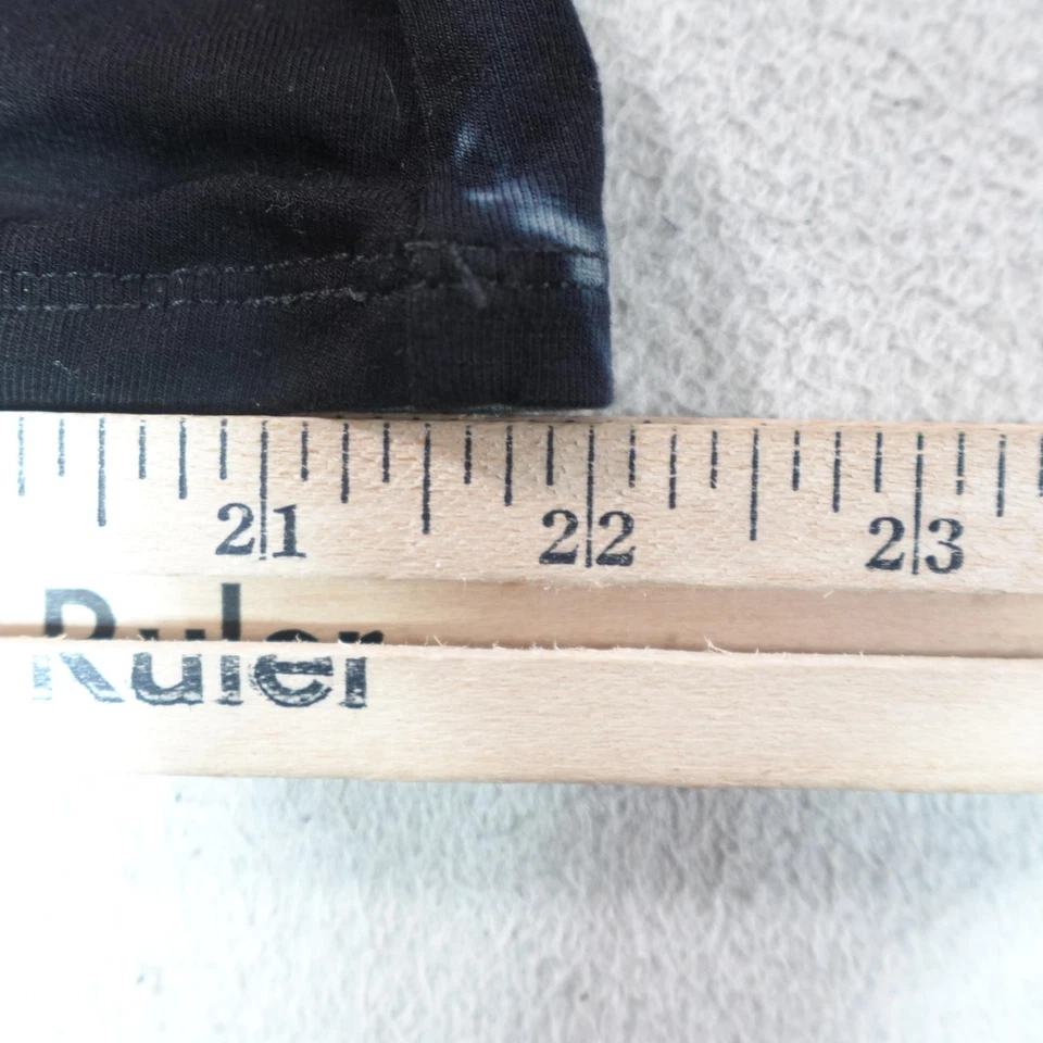 Mono tórrido para mujer 0 negro tie dye tejido súper suave pierna ancha cuello en V culotte Foto 4 de 4