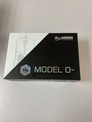 *Glorious Model O- Wired PC Gaming Mouse - Glossy White, T24-87