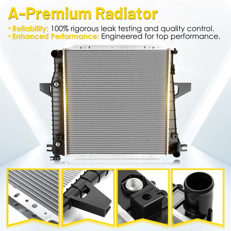 Core Radiator For 1998 1999 2000 2001 Ford Ranger Mazda B2500 L4 2.5L CU 2172 Foto 2 de 4