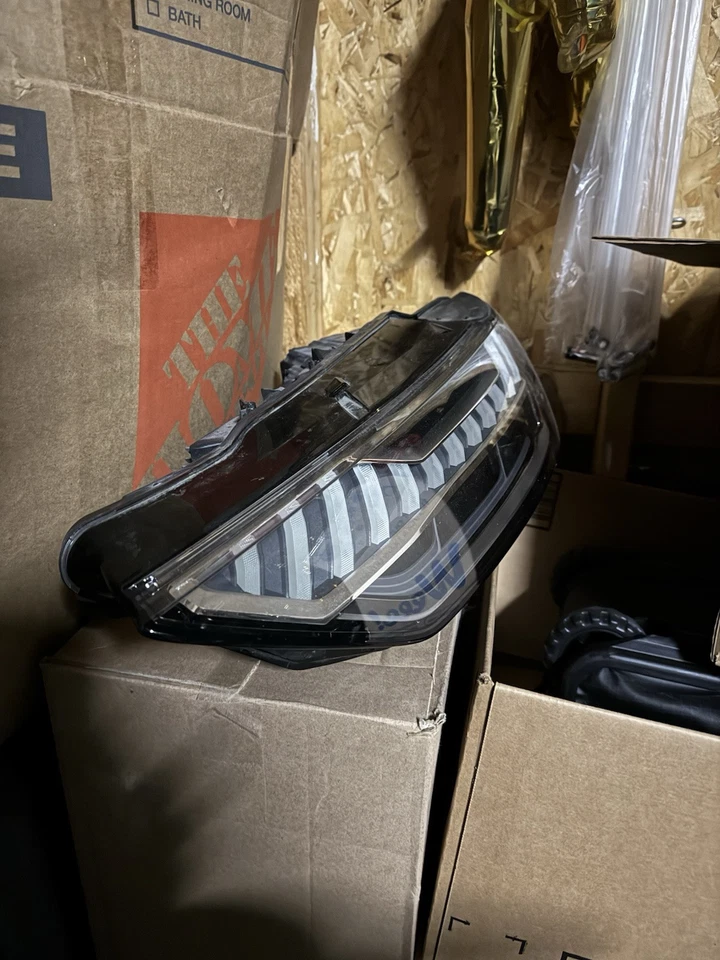 Faro izquierdo del lado del conductor Audi A7 S7 RS7 LH 2019-2024 matriz láser LED OEM Foto 3 de 4