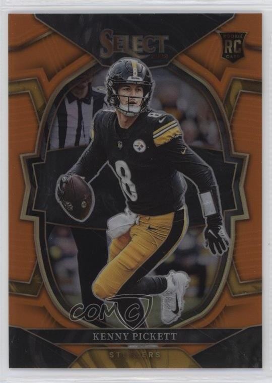 2022 Panini Select Concourse Orange Prizm 24/49 Kenny Pickett #64 1rt2