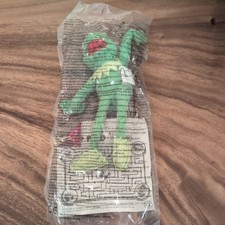 McDonald’s kermit  The Muppet Show 25 Years 2002 Rare Plush H/meal Toy BNIP