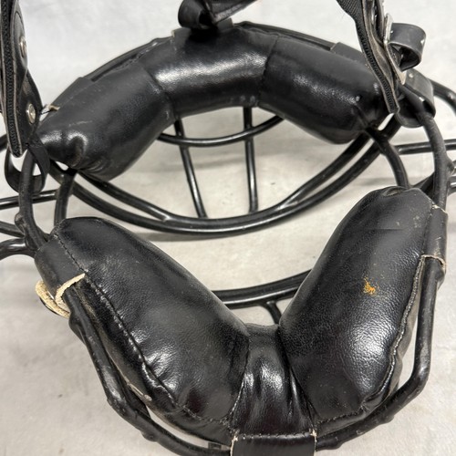 Fahrrad Schiedsrichter Gesichtsmaske Herren Einheitsgröße schwarz gepolstert Stahl Baseball Fänger Ausrüstung - Bild 10 von 14