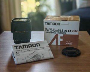 TAMRON 28-75mm F2.8 XR Di LD Aspherical IF MACRO Full Frame Lens Pentax K Mount