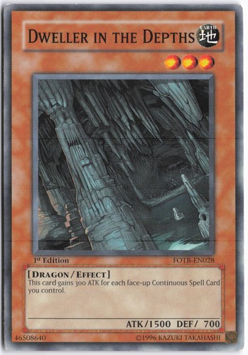 Dweller in the Depths - FOTB-EN028 - Common - 1st Edition (Force of the Breaker)