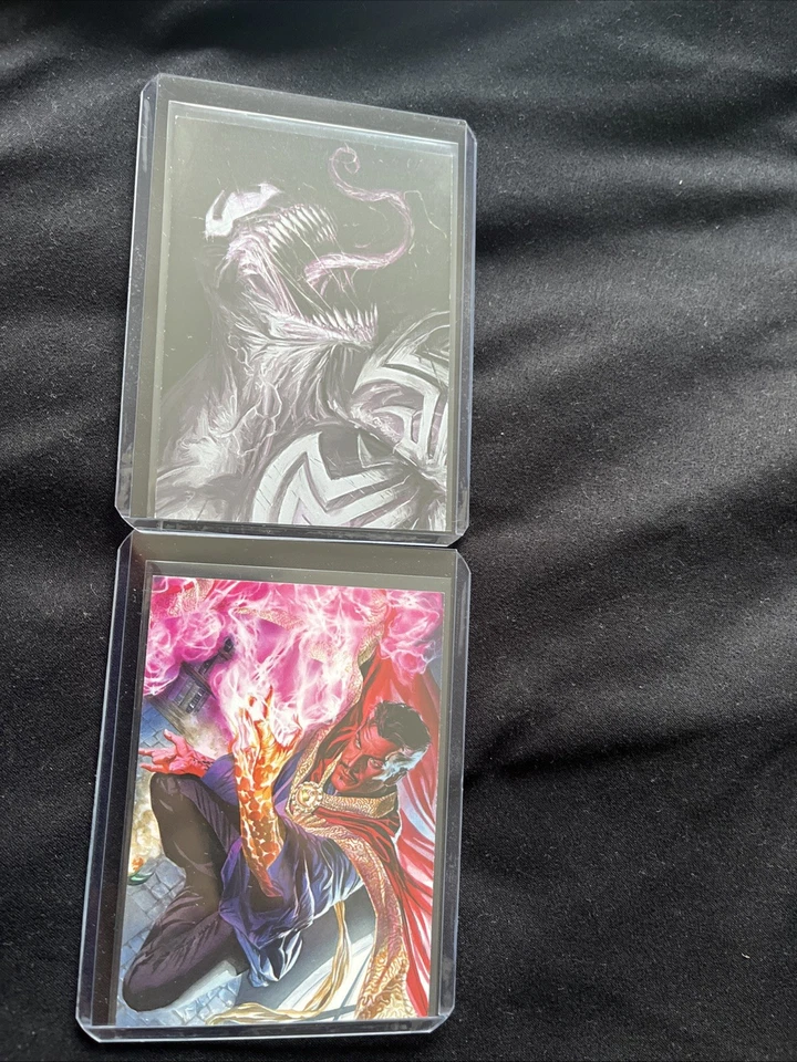 Very Rare Panini Marvel 2020 80th Anniversary C37/50 Venom And C9/50 Dr Strange - Image 2 of 4