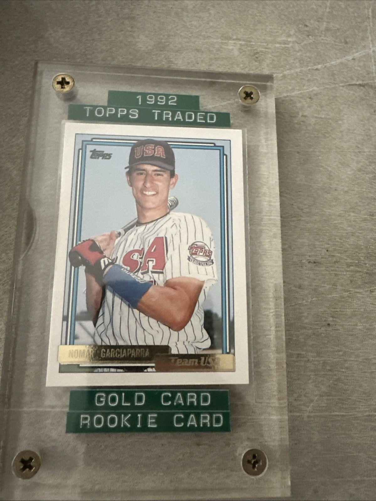 1992 Topps Traded Gold #39T Nomar Garciaparra Rookie Card. NRMT