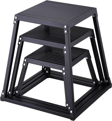 Plyometric Jump Box, 18 Inch Plyo Box, Steel Plyometric Platform and Jumping Agi