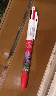 Bic 4 Farben/Colors Stitch Disney Xmas / Weihnachts- Disneyland Paris