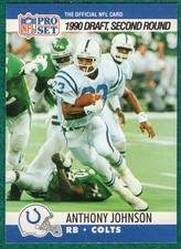 Anthony Johnson - 1990 Pro Set #705 - Indianapolis Colts Draft Football Card