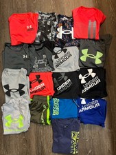 Under Armour 16 Pc Boys Mix  Match Lot Size XS / 7 - Shirts 10 Shorts 6 
