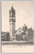 Boston, Massachusetts, New Old South Church, UDB, Rotograph A10561