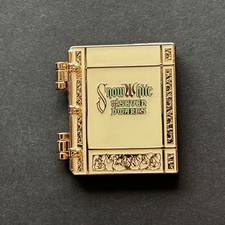 LFLY Snow White and the Seven Dwarfs Storybook Hinged Book BoxLunch Disney Pin 0