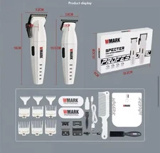 WMARK NG-8632 Kit Professional Cordless Clipper & Trimmer Set 9000 RPM
