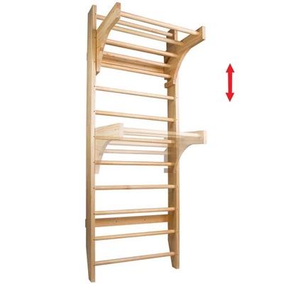 DIB Sprossenwand Kletterwand Turnwand Klettergerüst Turngeräte Holz Kinder indoor