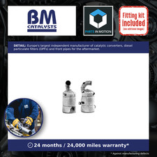 Catalytic Converter Type Approved + Fitting Kit fits CITROEN C4 CACTUS 1.6D BM