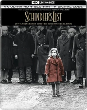 Schindler's List - 25th Anniversary Limited Edition Steelbook 4K Ultra HD +