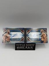2026 Topps UFC Knockout Sean Strickland / Dricus Du Plessis Staredown Booklet