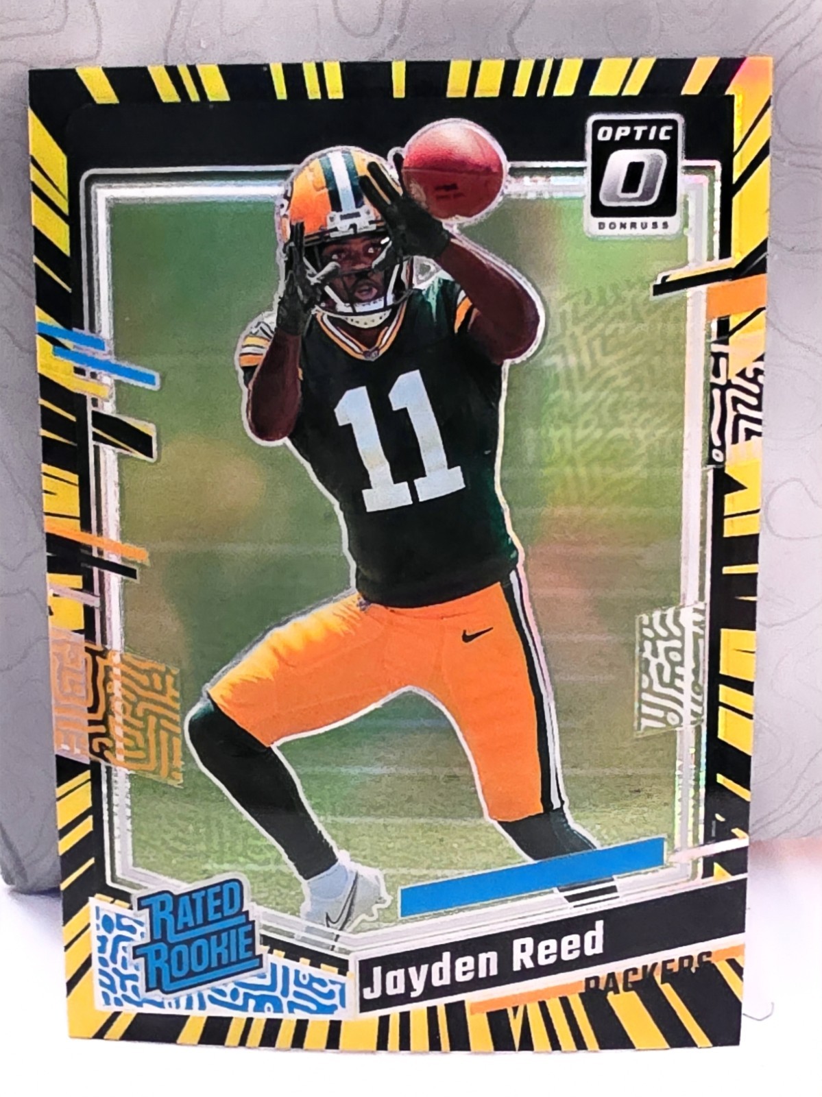 2023 Donruss Optic Jayden Reed Rated Rookie Electricity Parallel #239 /69 SPGB