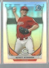2014 Bowman Chrome Draft Refractors #CDP97 Wyatt Strahan (ref43290)