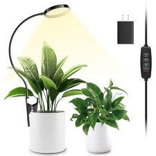 LED Grow Light, Clip On Plant Lights for Indoor Growing with 3,6,2 H Timer0 1