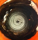 VINTAGE HAND PAINTED MEXICAN ADOBE FLOWER POT — photo 5