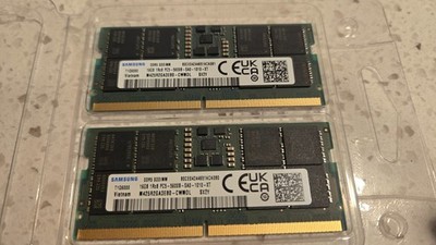 Samsung 32GB 2x16GB DDR5 5600 SODIMM Laptop RAM PC5 | eBay