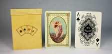 d Antique No. 1 BIJOU ART BACK PLAYING CARDS in CELLULOID BOX Russell & Morgan