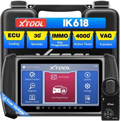 XTOOL IK618 KFZ Profi OBD2 Diagnosegerät Scanner IMMO Schlüsselprogrammierung DE