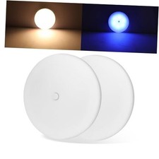 RV Puck Light 5Inch, Dimmable RV Light Fixture 12V, Camper Warm White 2Pack