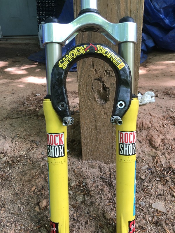 Rock Shock Judy SL Modified Vintage Late ‘90s Englund Air Shock Bone 1 1/8"x190