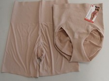 SKINNY GIRL SMOOTHER SHAPERS Seamless Set of 2 Nude Women Size L 7069 7629 NEW