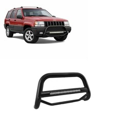 Kasei Bull Bar Push Bar No Skid Plate Black Fit 1992-1998 Jeep Grand Cherokee
