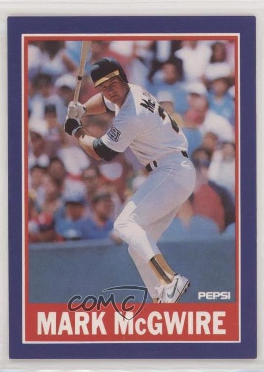 1989 Pepsi Mark McGwire Mark McGwire #1-12 0q3
