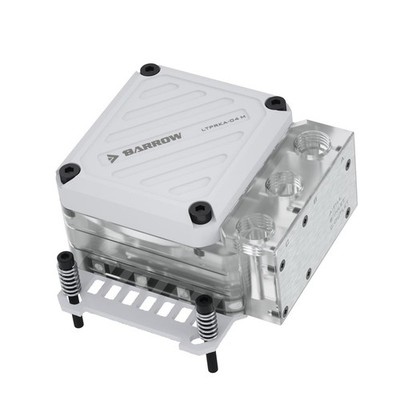 Barrow CPU Waterblock mit integrierter 10W PWM Pumpe (weiß) - AMD AM4 / AM5