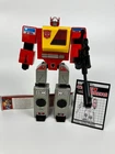 Vintage G1 Transformers Blaster Complete Gun Book Stats Card Original 1980s