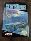 Nintendo NES Silent Service Game Retro Vintage W/Box & Manual