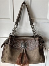 Borsa/borsa Blazin Roxx Country Stitching Design con tasca nascosta per il trasporto