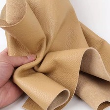 1.5mm Thick Cowhide Leather Fabric for DIY Bag Sofa Cushion Craft Soft Repairing
